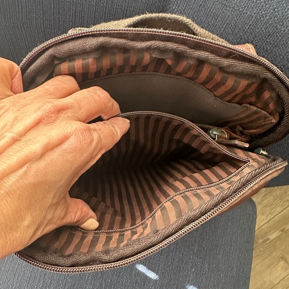 Rustic Dark Brown Purse Backpack - image 6